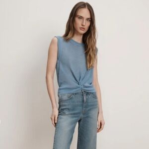 Veronica Beard Kellen Sleeveless Linen Sweater